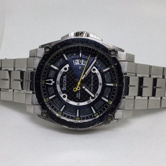 Bulova Precisionist Silver Men’s Watch - Picture 3 of 5